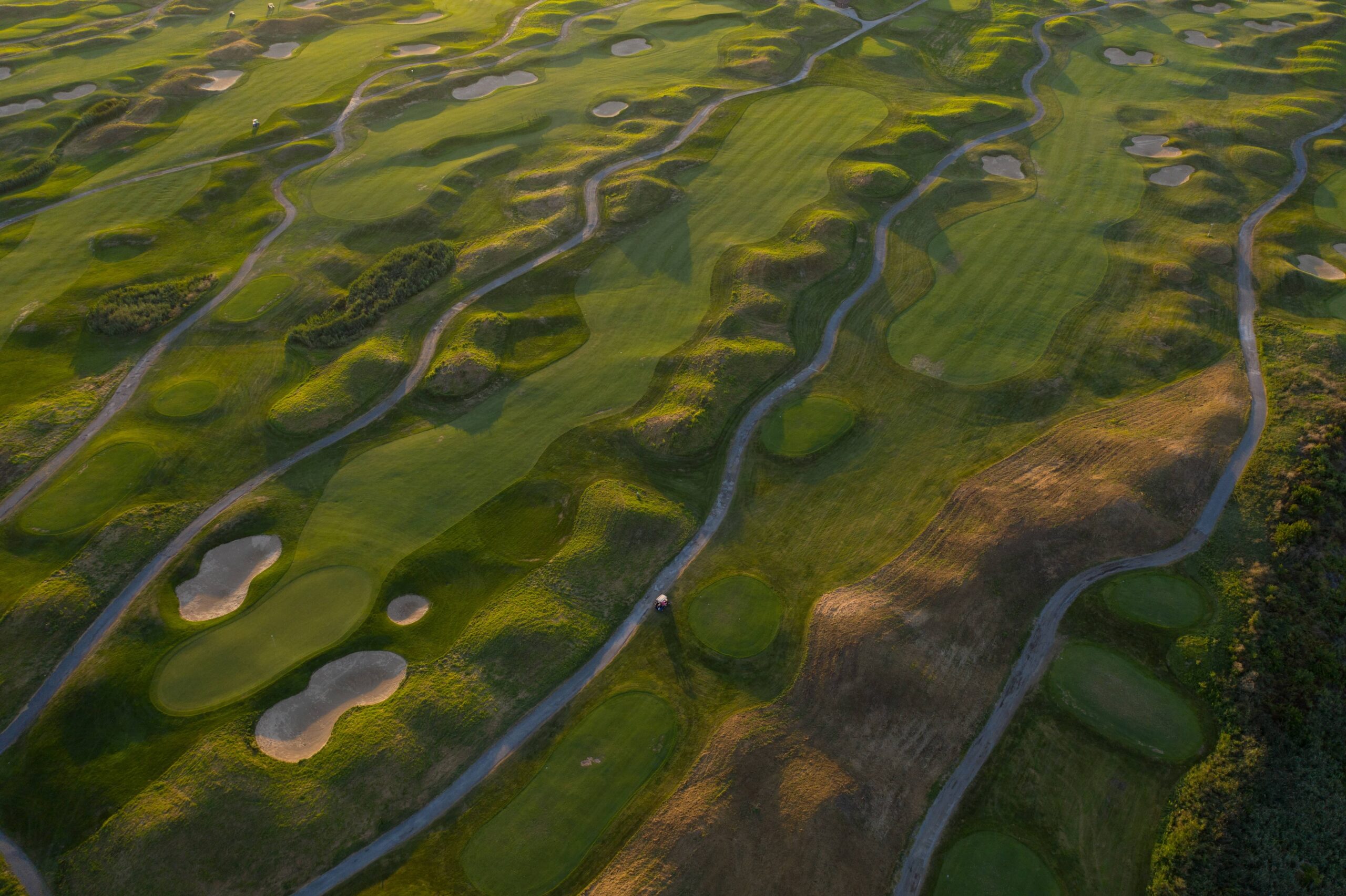 Golf Course Aerial View