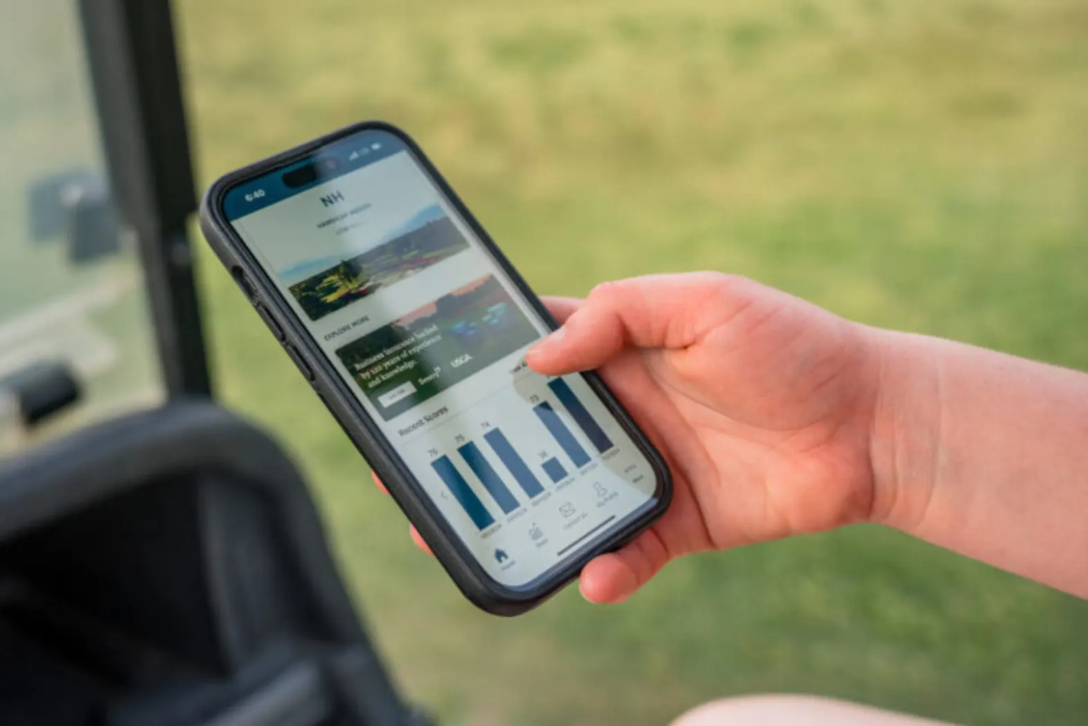 USGA GHIN Mobile App on Smartphone